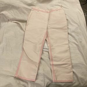 Louis Vuitton Silk Pink Pants Womens Size 38
